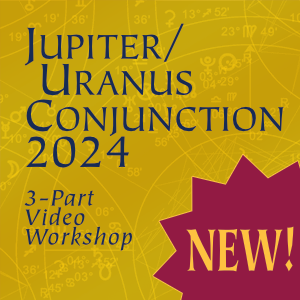 Jupiter/Uranus Conjunction 2024 3-part video workshop by Georgia Stathis